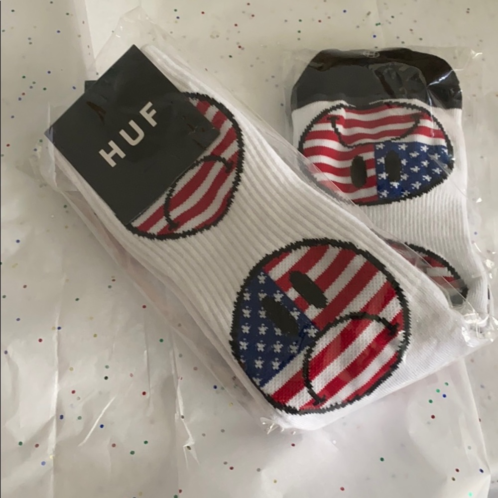 HUF BUMMER USA CREW SOCKS